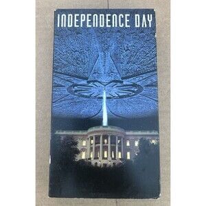 Independence Day VHS 1996 Will Smith Jeff Goldblum Sci-Fi Action Blockbuster